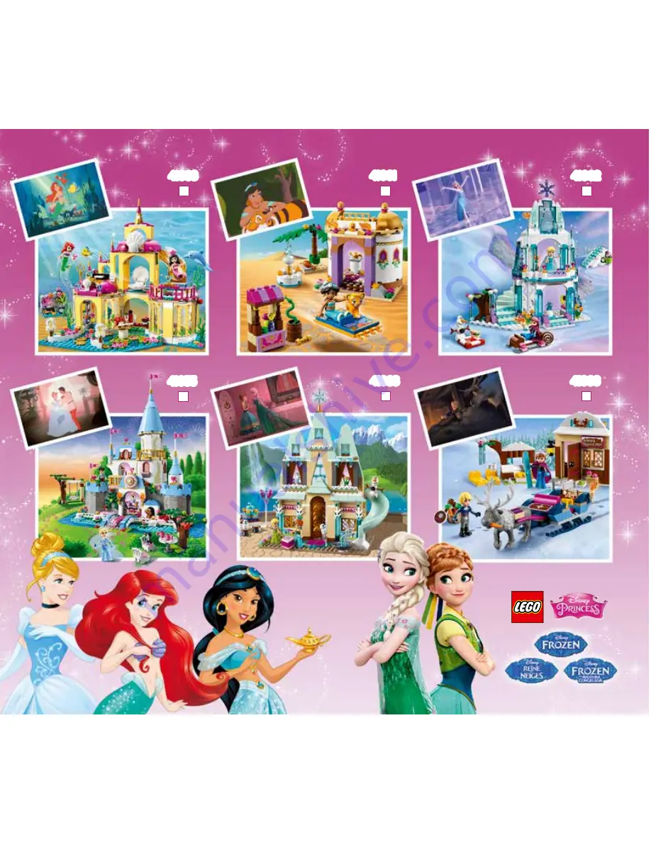 LEGO DISNEY PRINCESS 41068 Building Instructions Download Page 127