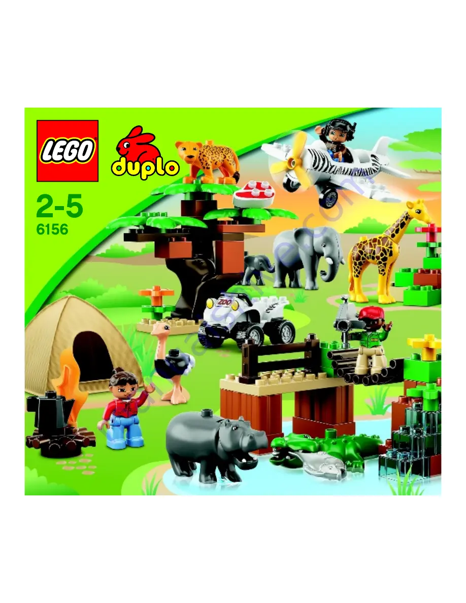 LEGO Duplo 6156 Building Instructions Download Page 1