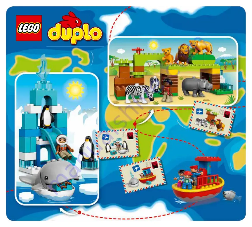 LEGO duplo AROUND THE WORLD 10805 Скачать руководство пользователя страница 55