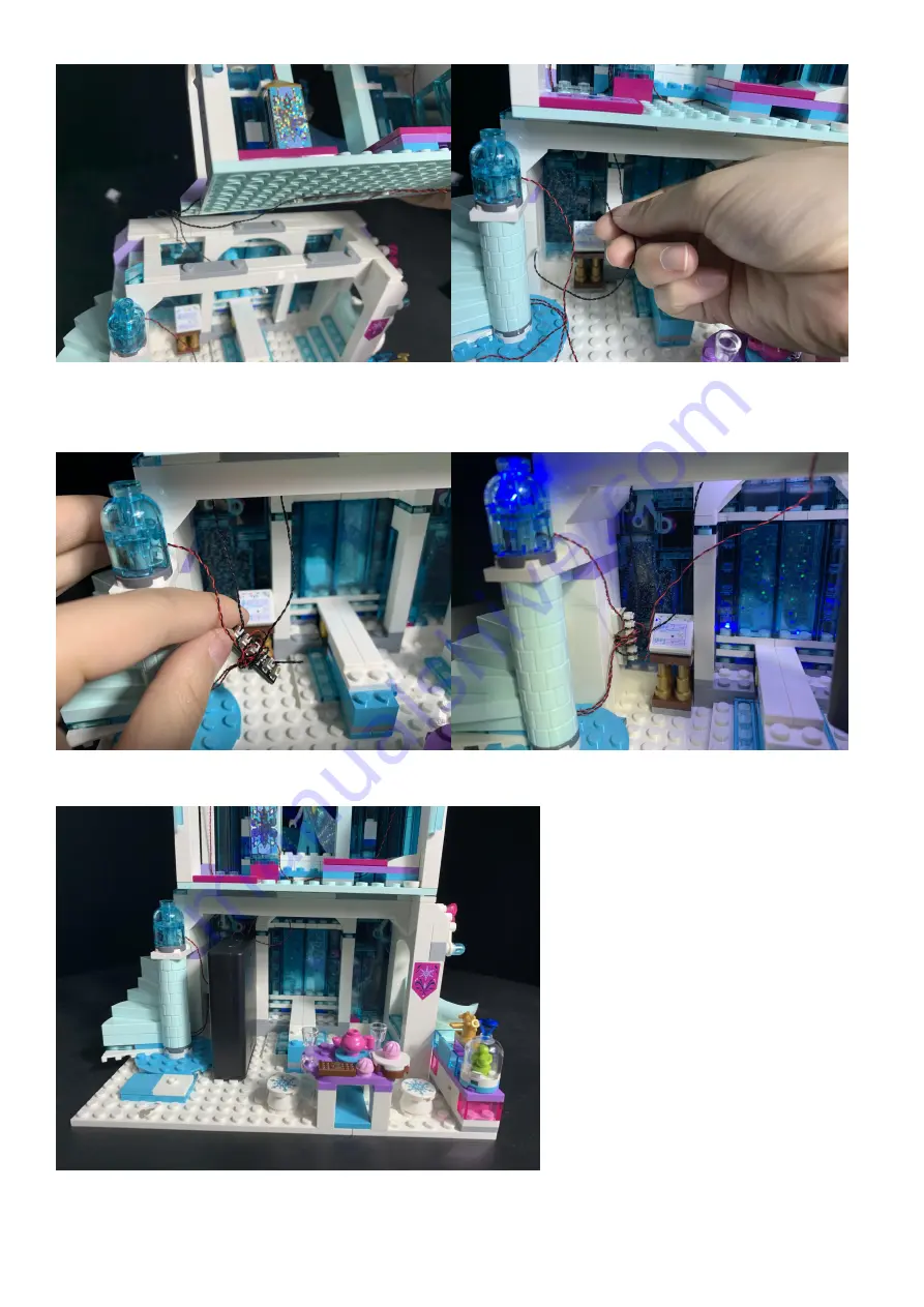 LEGO Elsa's Magical Ice Palace 41148 Assembly Instructions Manual Download Page 21