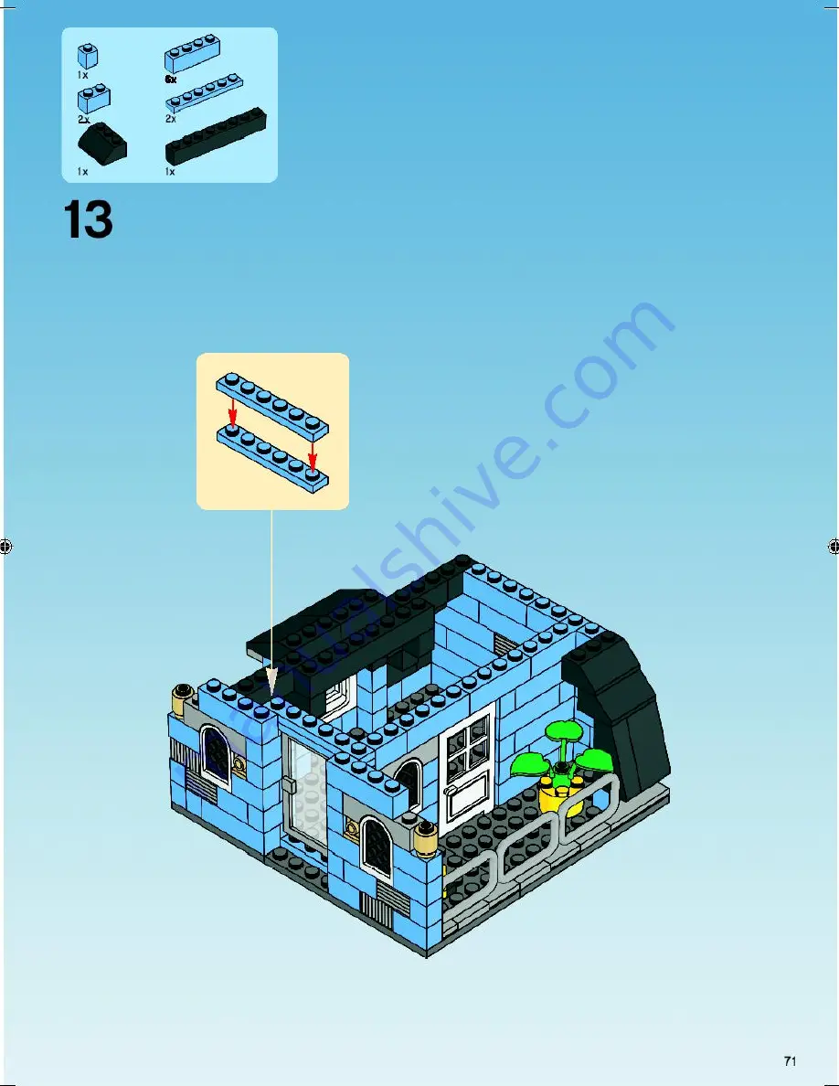 LEGO Factory 10190 Скачать руководство пользователя страница 71