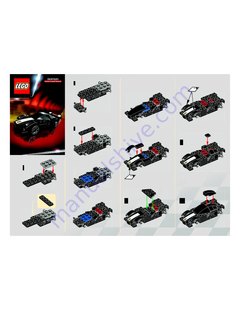 LEGO Ferrari 30195 Building Instructions Download Page 1