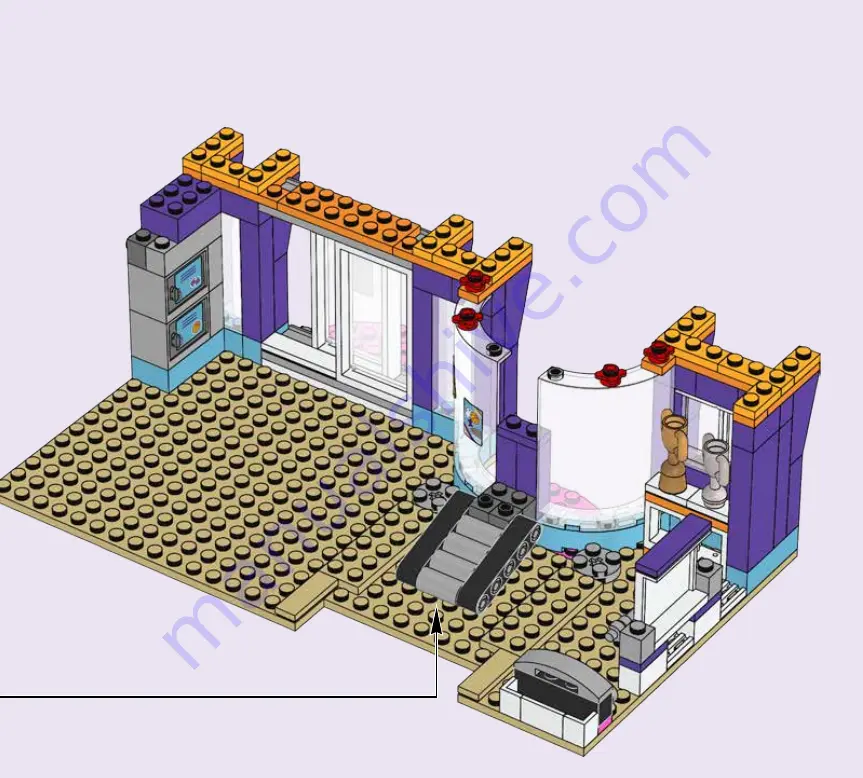 LEGO Friends 41312 Assemble Manual Download Page 55