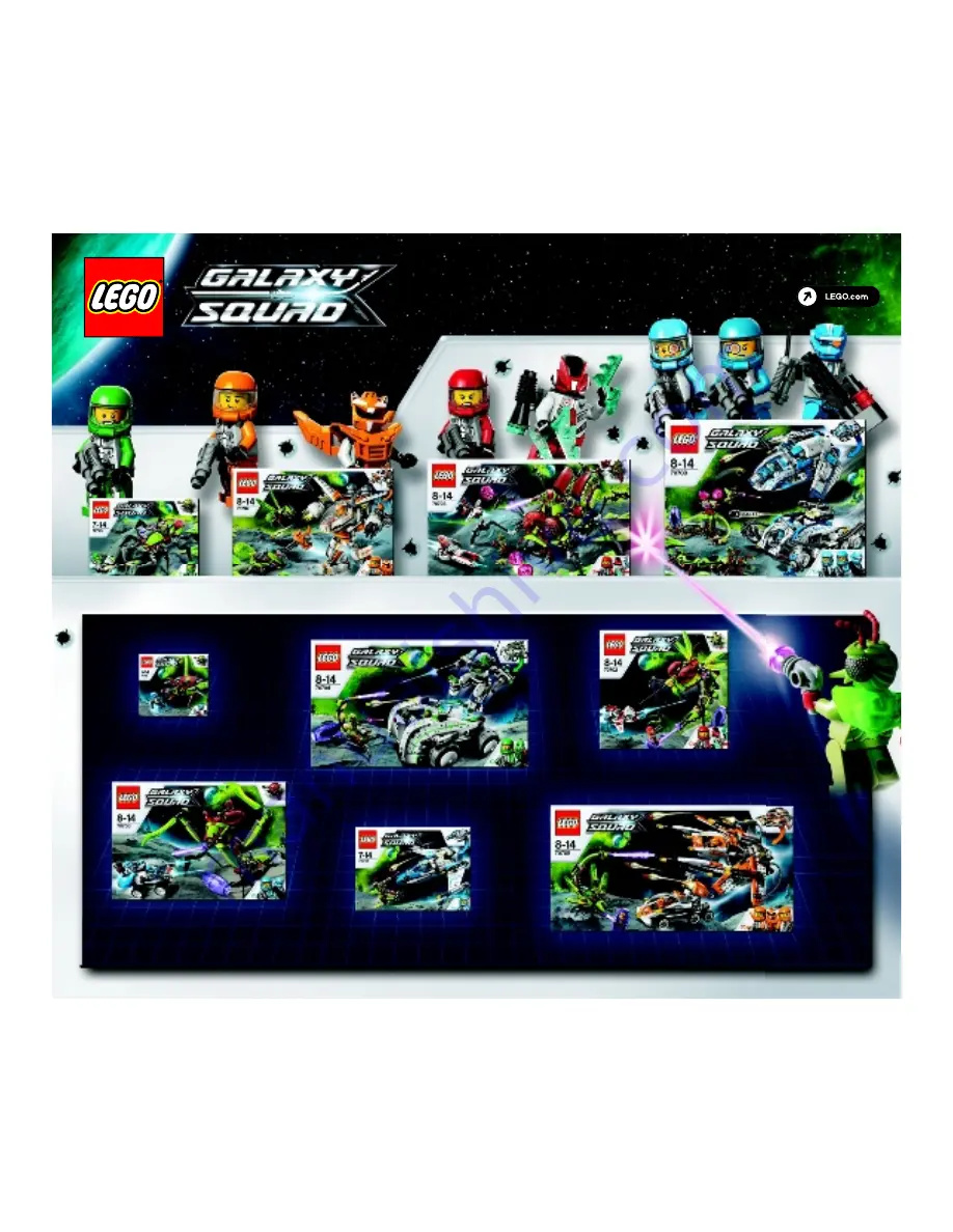 LEGO GALAXY SQUAD 70707 Скачать руководство пользователя страница 60