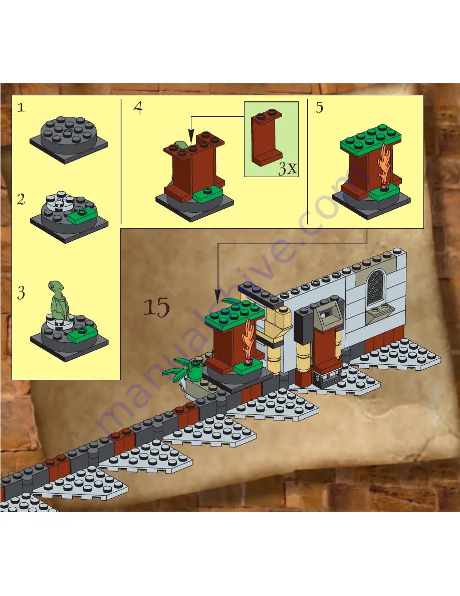 LEGO Harry Potter 4707 Building Instructions Download Page 19