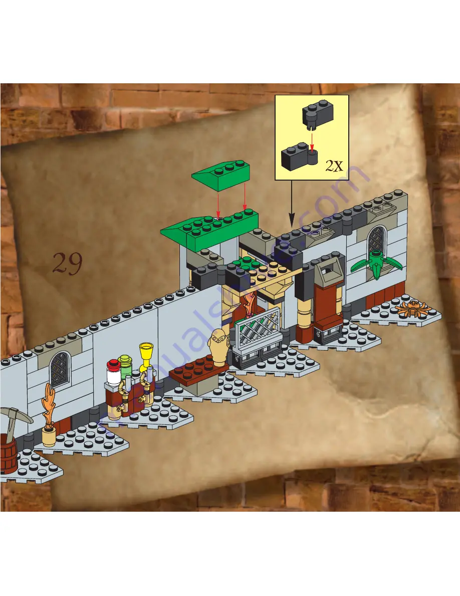 LEGO Harry Potter 4707 Building Instructions Download Page 33