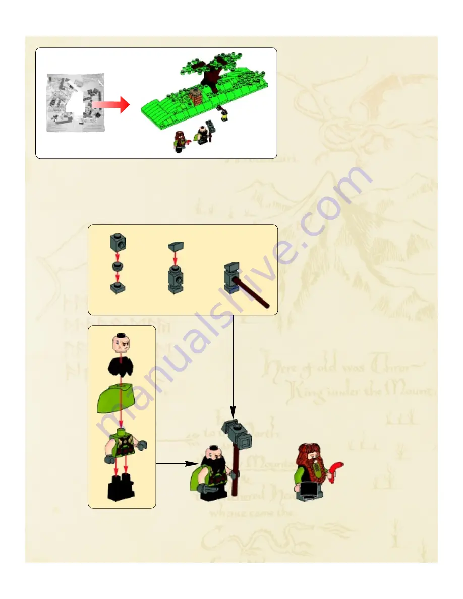 LEGO HOBBIT 79003 Building Instructions Download Page 24