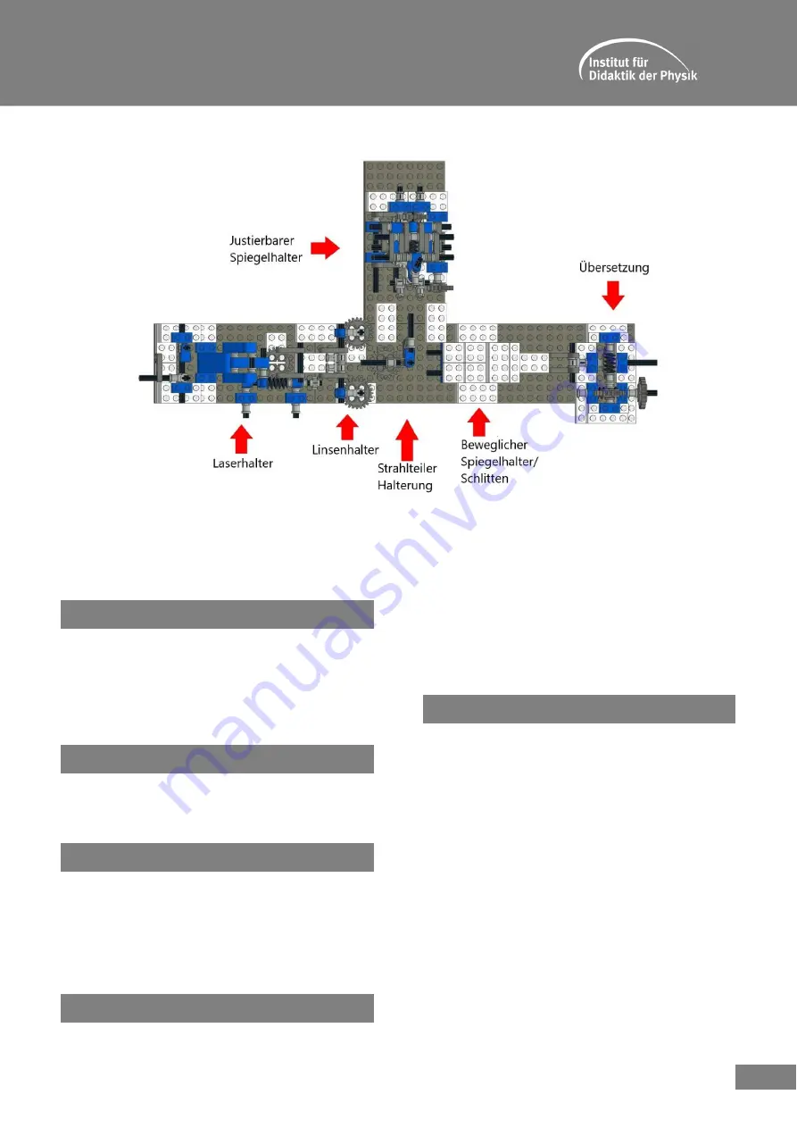 LEGO Interferometer Manual Download Page 1