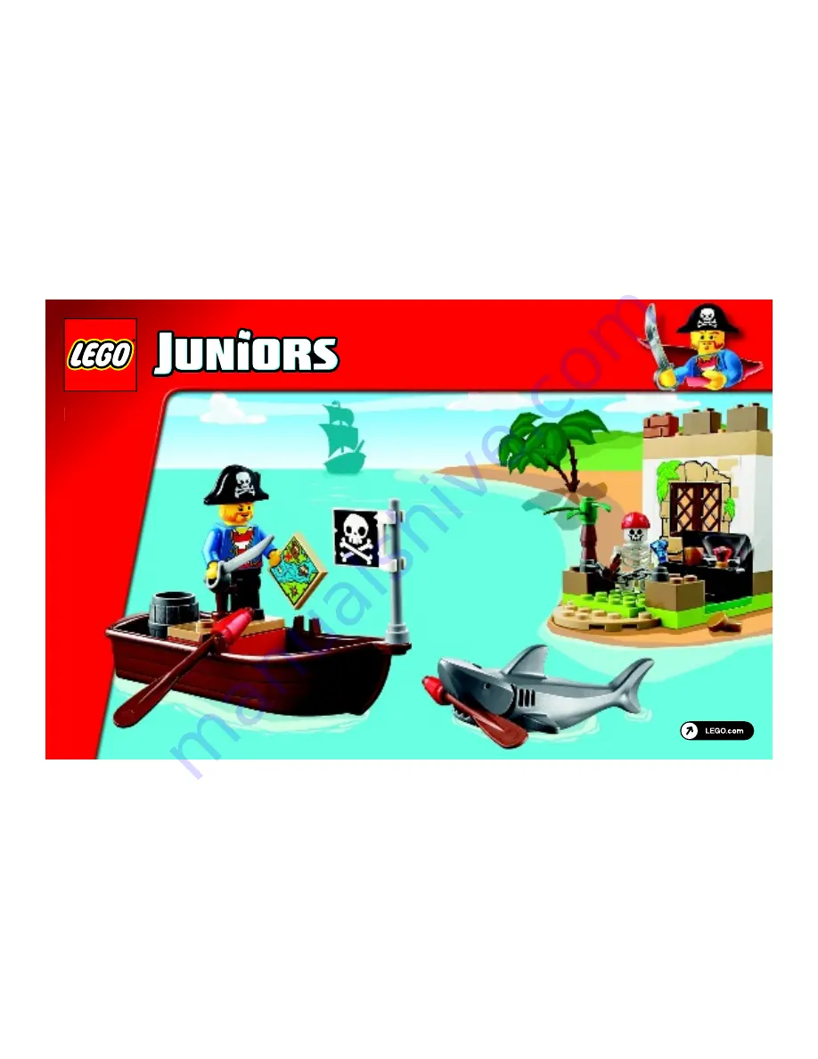 LEGO Juniors Pirate Treasure Hunt 10679 Assembly Download Page 1