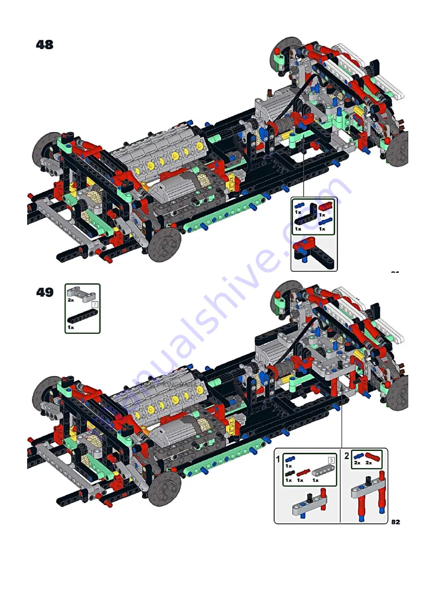 LEGO Lamborghin Sian FKP 37 Скачать руководство пользователя страница 56