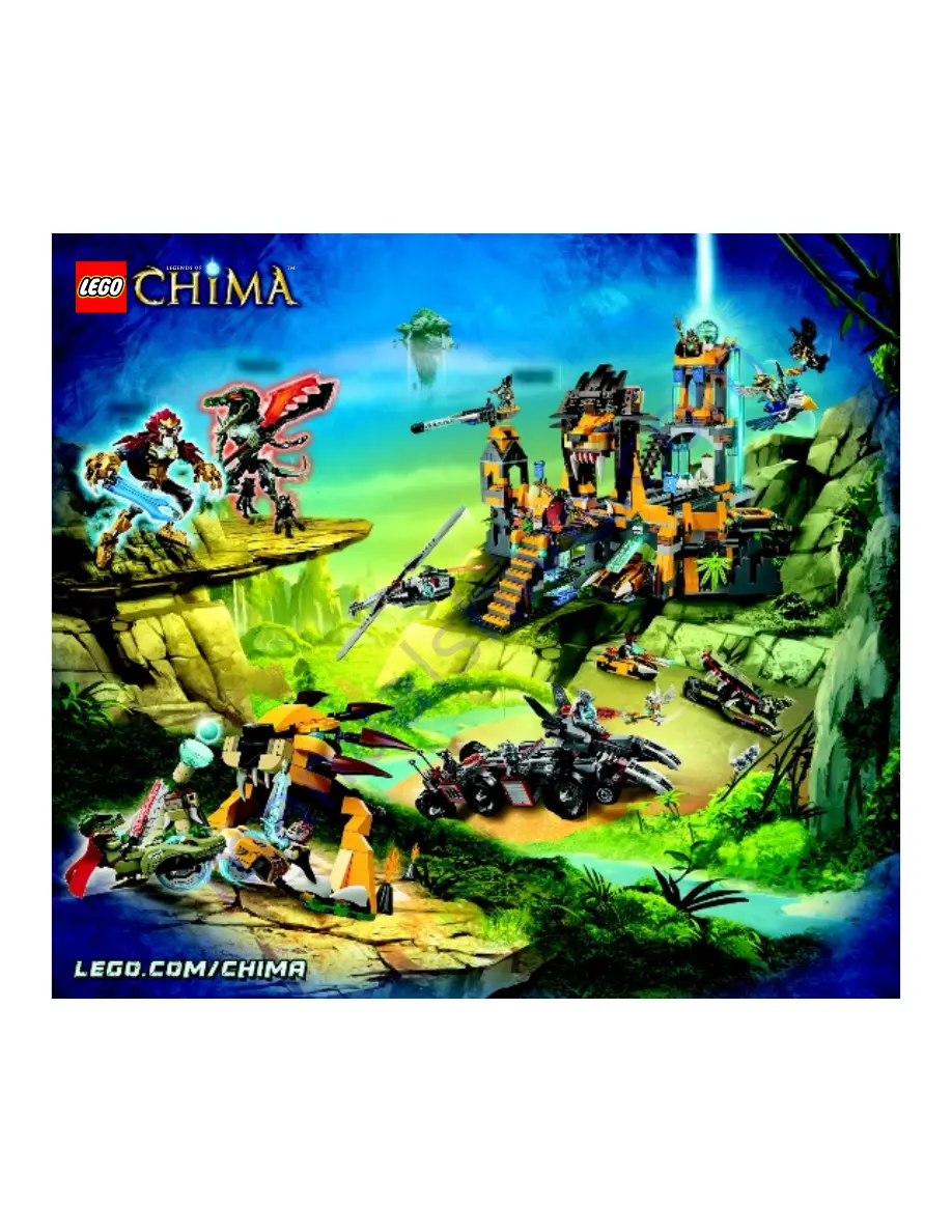 LEGO legends of chima 70014 Скачать руководство пользователя страница 66