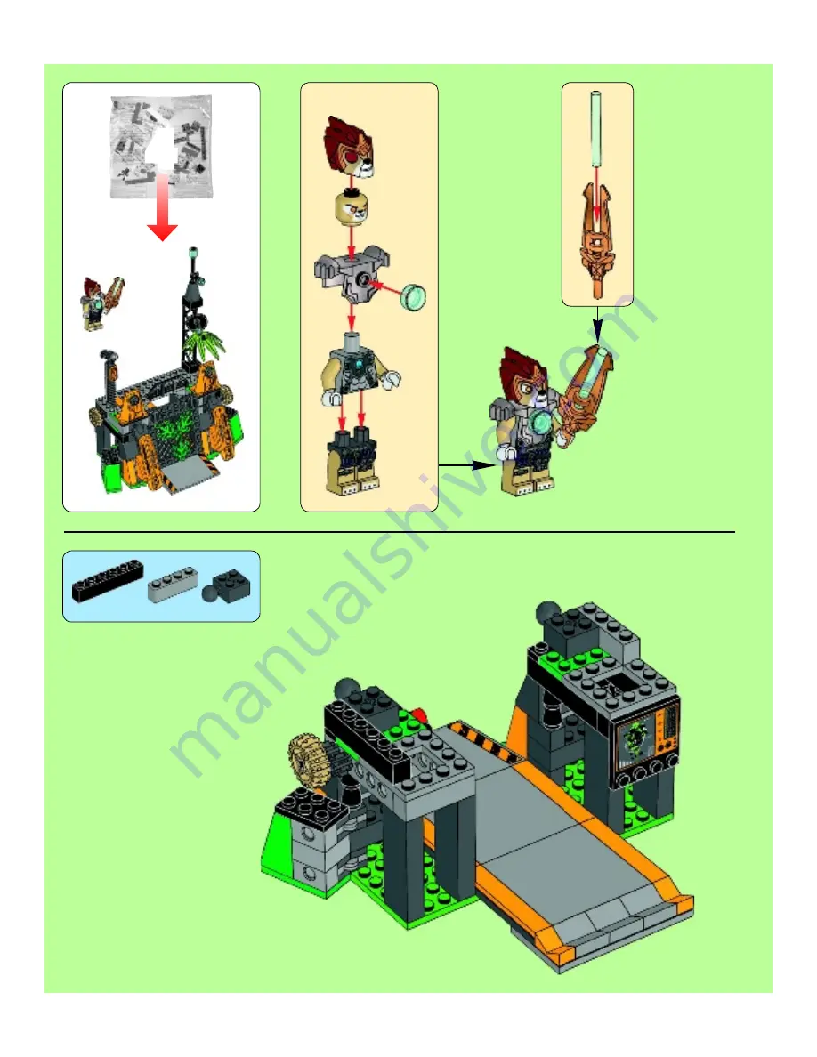 LEGO legends of chima 70134 Manual Download Page 18