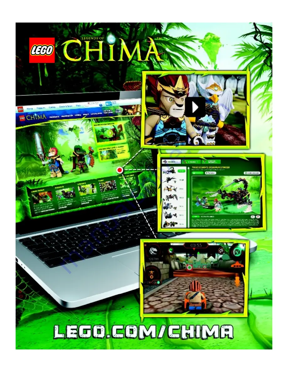 LEGO legends of chima 70134 Скачать руководство пользователя страница 81