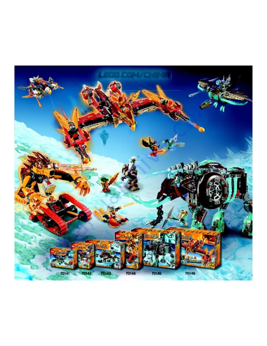 LEGO Legends of Chima 70143 Скачать руководство пользователя страница 67