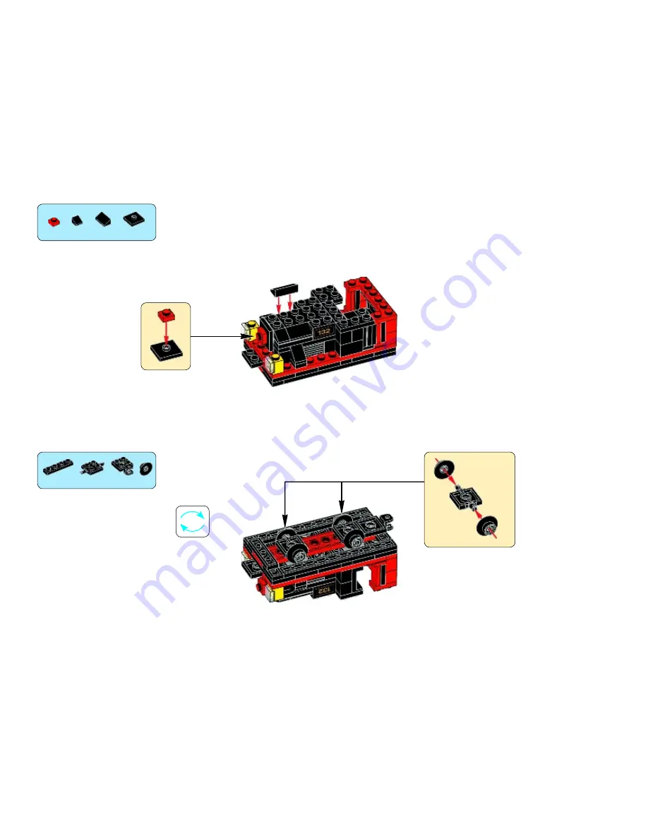 LEGO LEGOLAND Train 4000014 Building Instructions Download Page 26