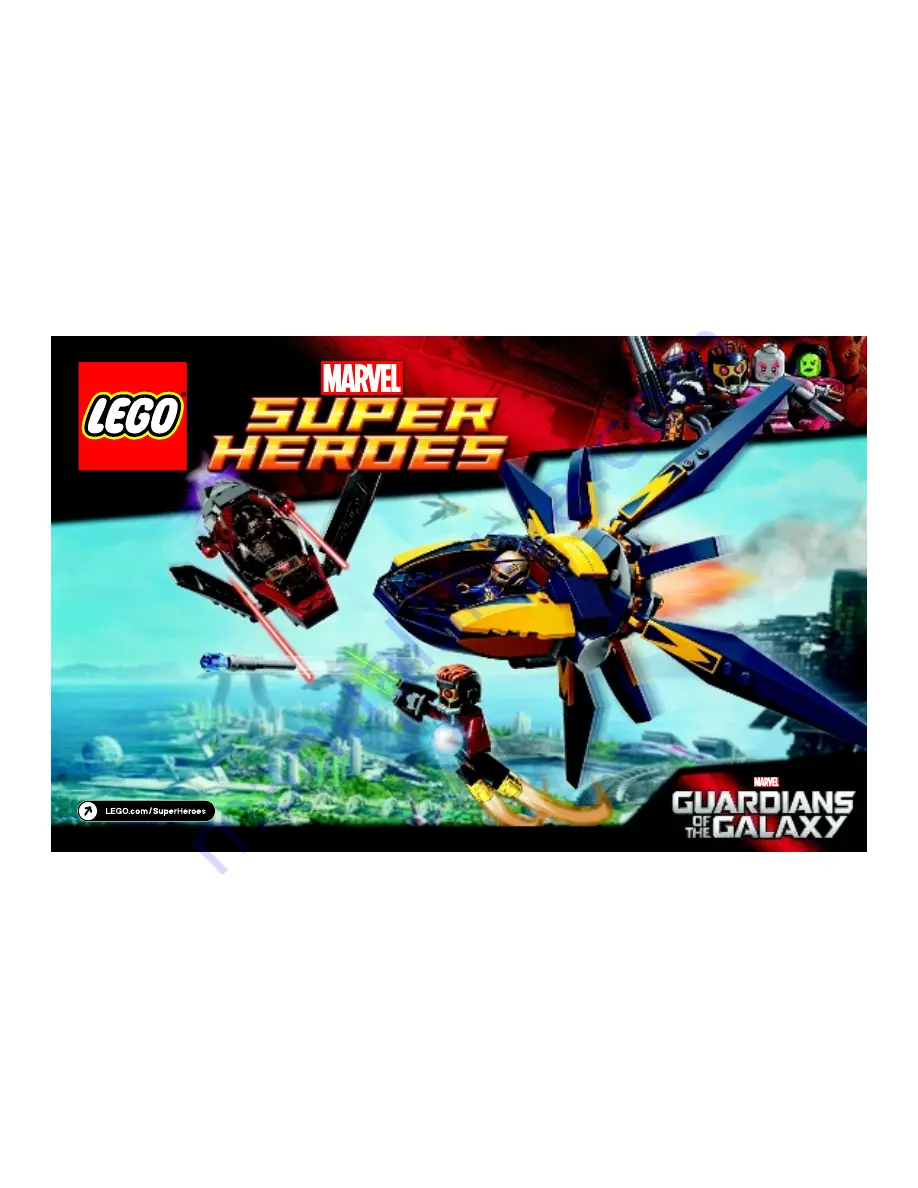 LEGO Marvel super heroes 76019 Assembly Manual Download Page 1