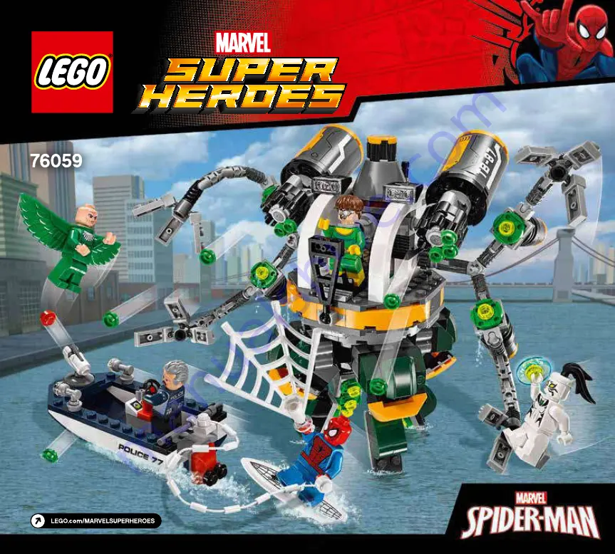 LEGO MARVEL SUPER HEROES 76059 Manual Download Page 1