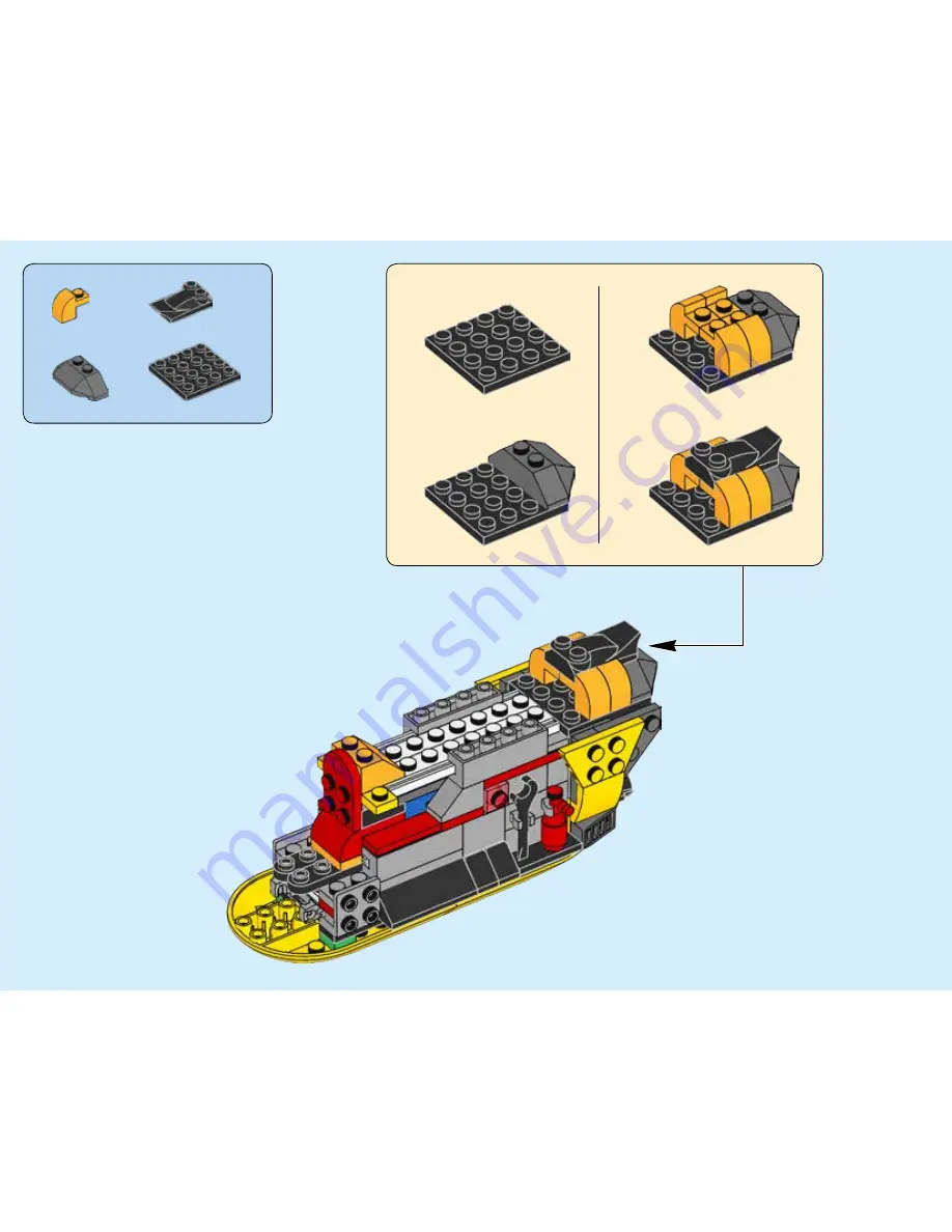 LEGO Marvel Super Heroes 76080 Assembly Manual Download Page 38