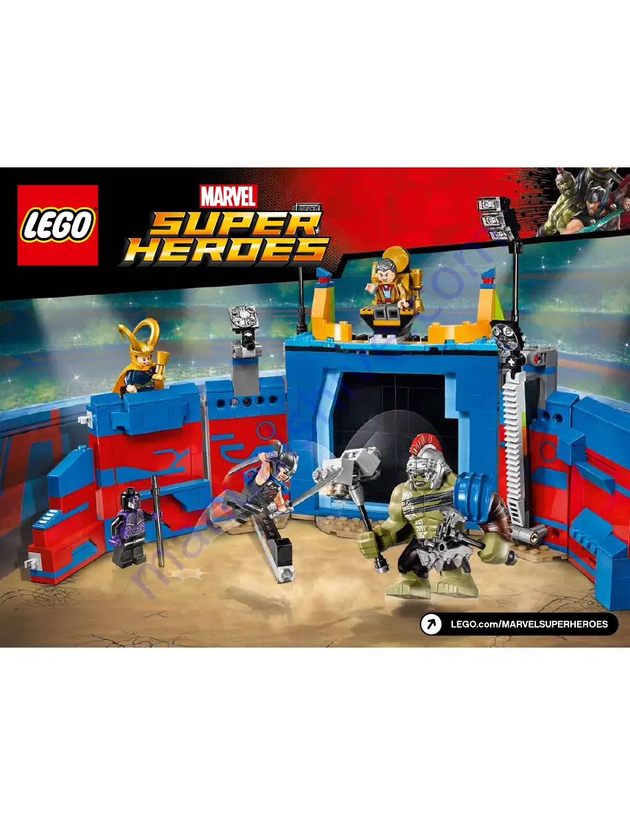 LEGO Marvel Super Heroes 76083 Assembly Manual Download Page 1