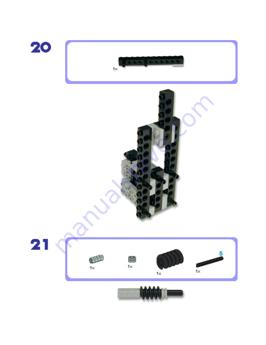 LEGO MASTER BUILDERS GRABBER ARM Building Instructions Download Page 12