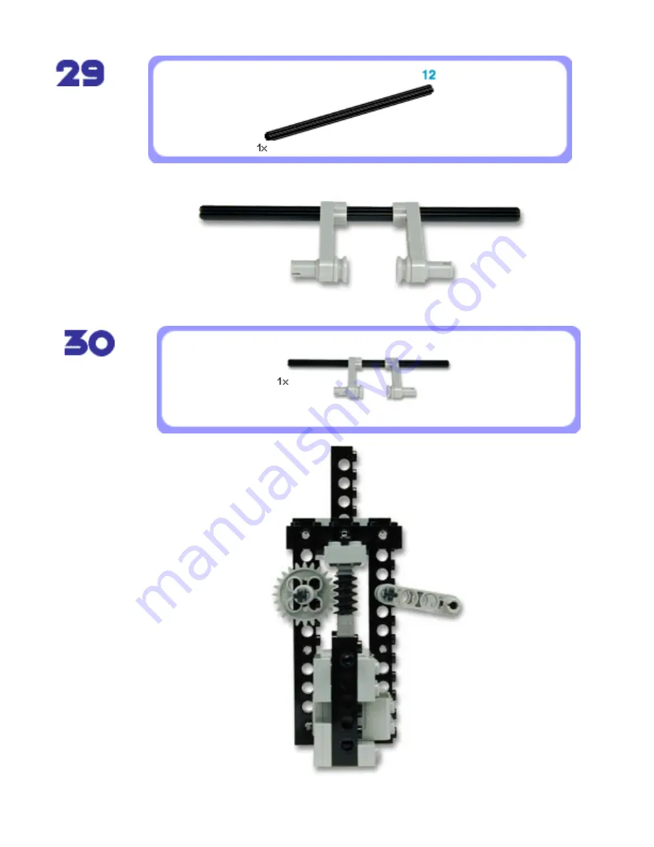 LEGO MASTER BUILDERS GRABBER ARM Building Instructions Download Page 18