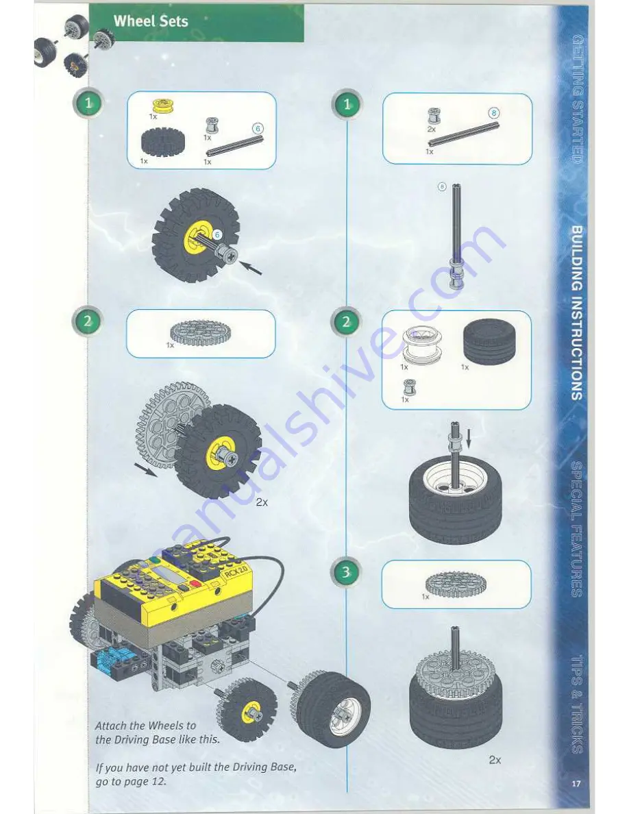 LEGO MindStorms  3804 Скачать руководство пользователя страница 17