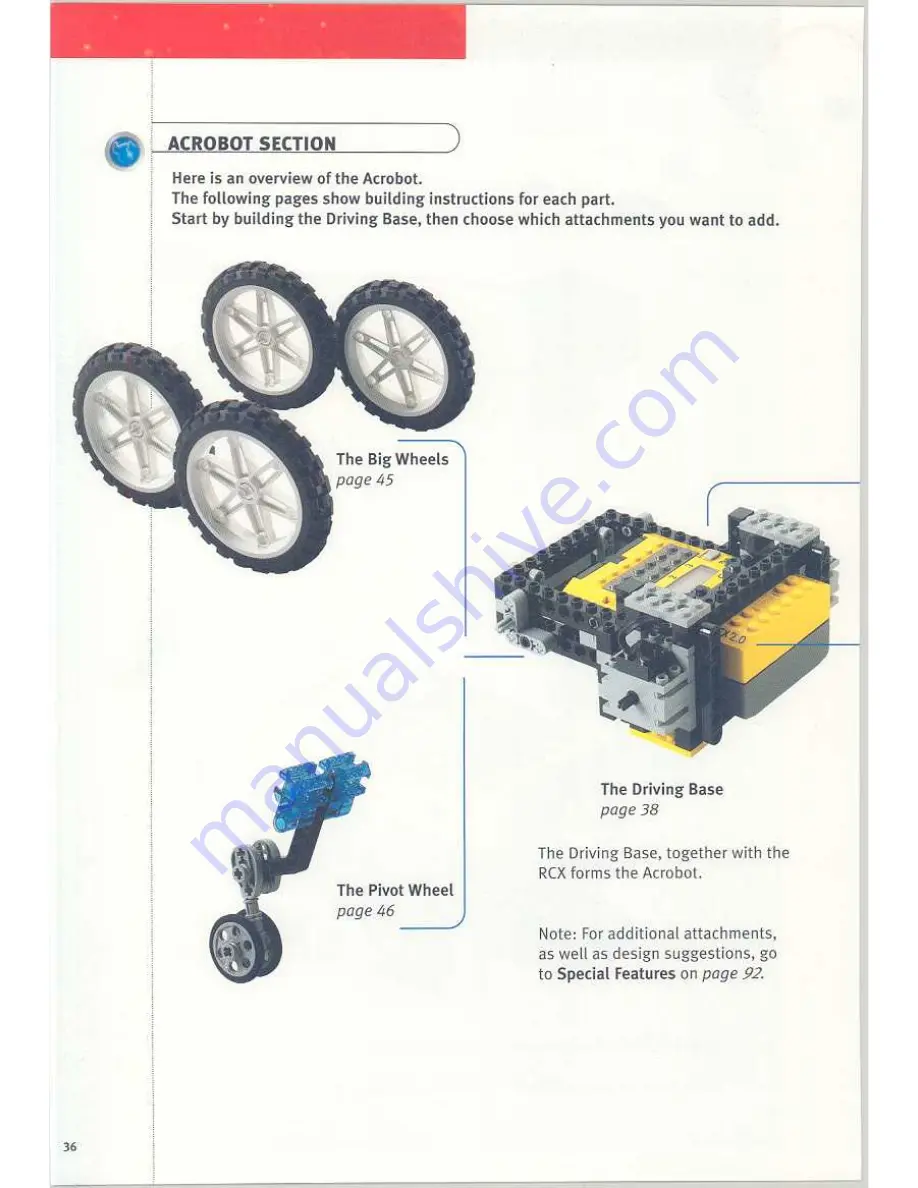 LEGO MindStorms  3804 Скачать руководство пользователя страница 36