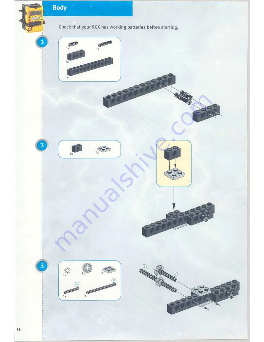 LEGO MindStorms  3804 Скачать руководство пользователя страница 58