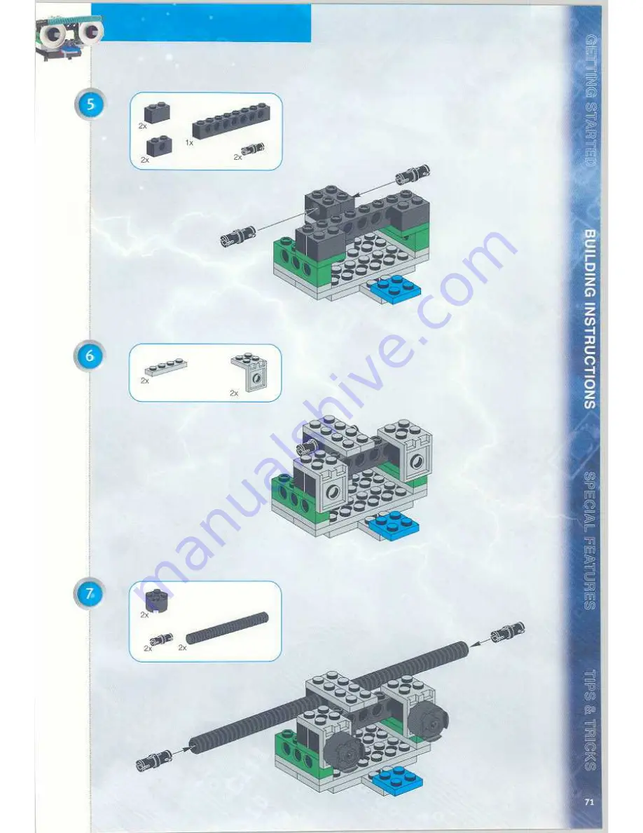 LEGO MindStorms  3804 Instructions For Use Manual Download Page 71