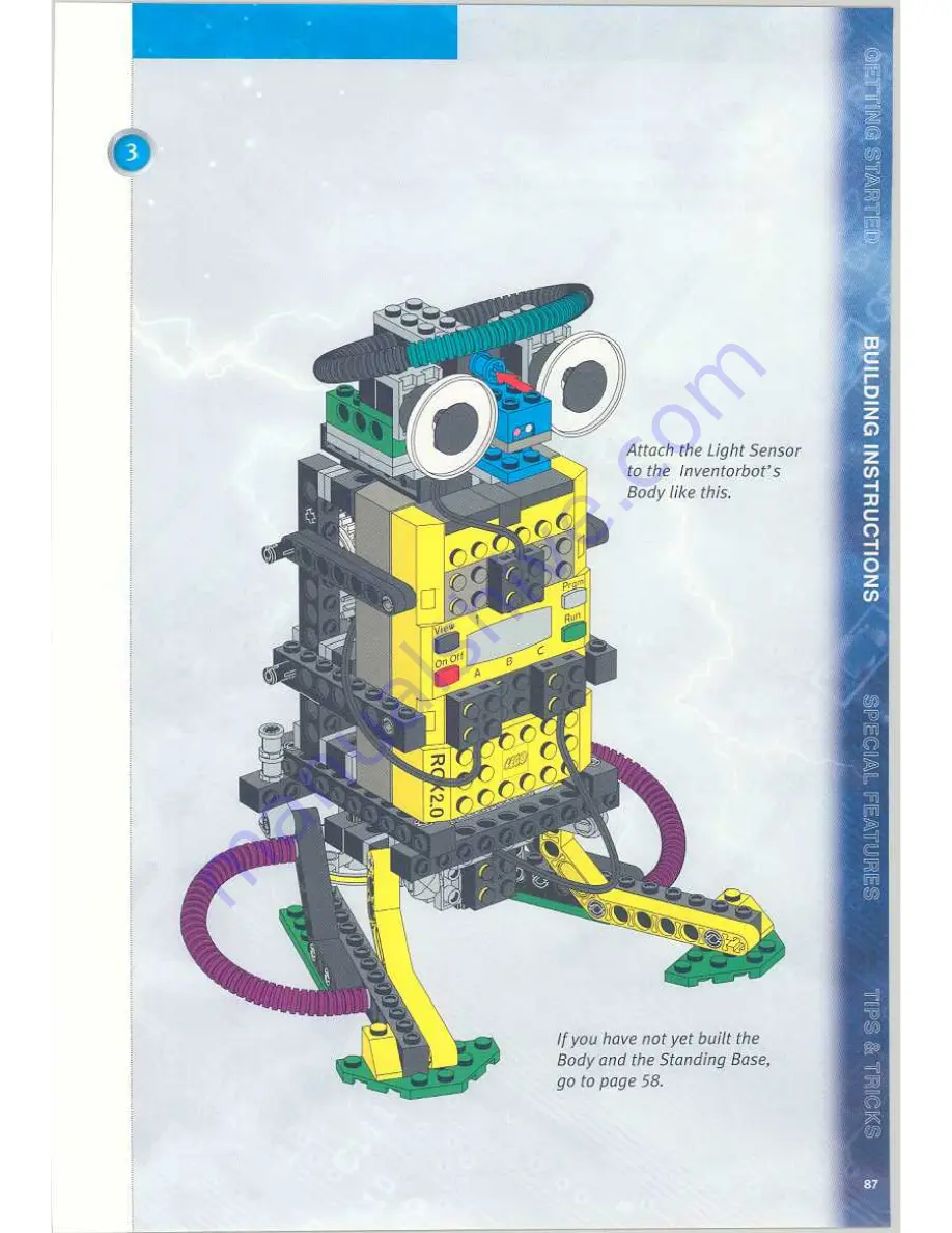 LEGO MindStorms  3804 Скачать руководство пользователя страница 87