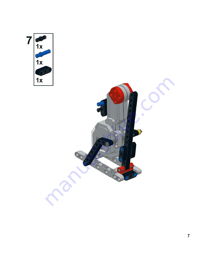 LEGO Mindstorms EV3 BASK3TBALL Build Instructions Download Page 49