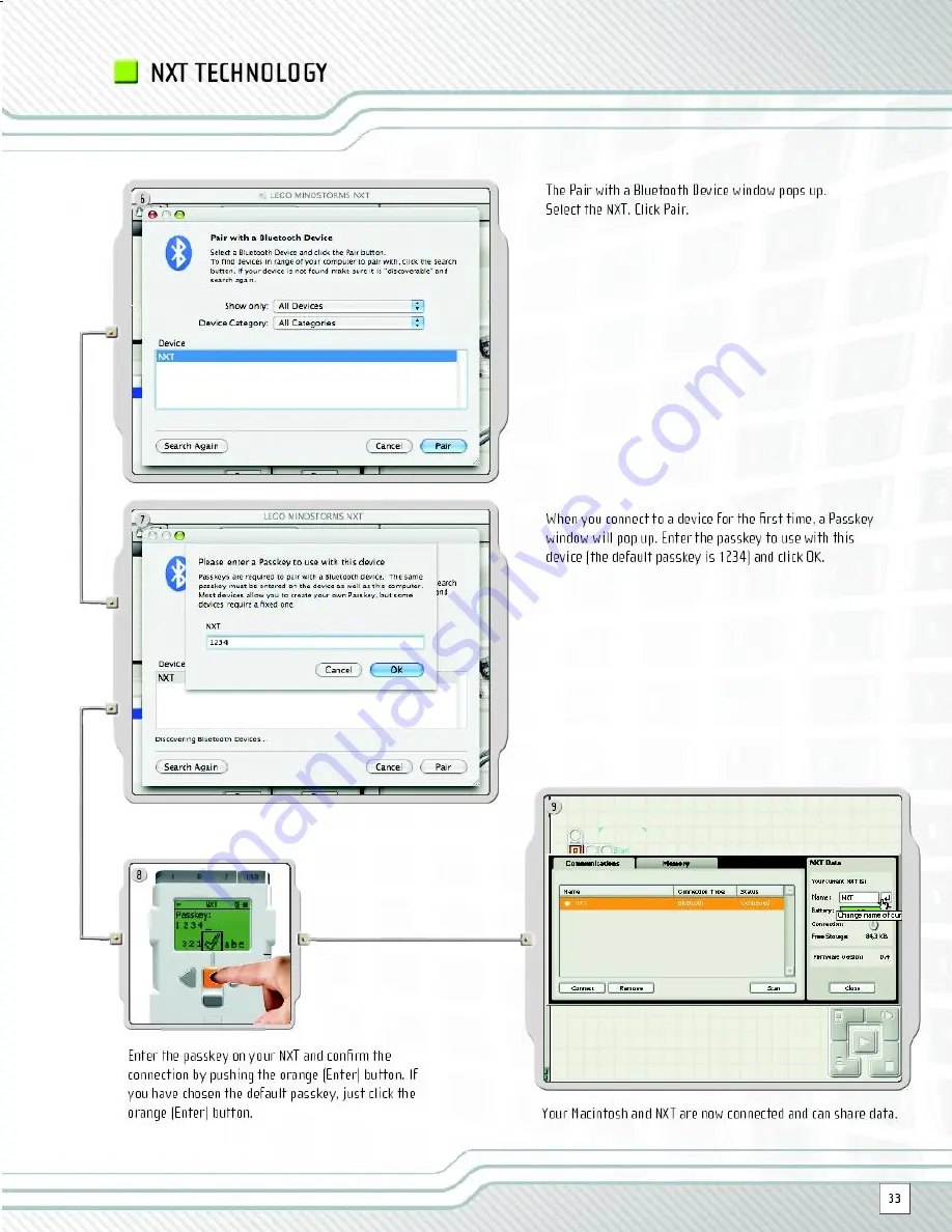 LEGO MindStorms NXT Скачать руководство пользователя страница 33