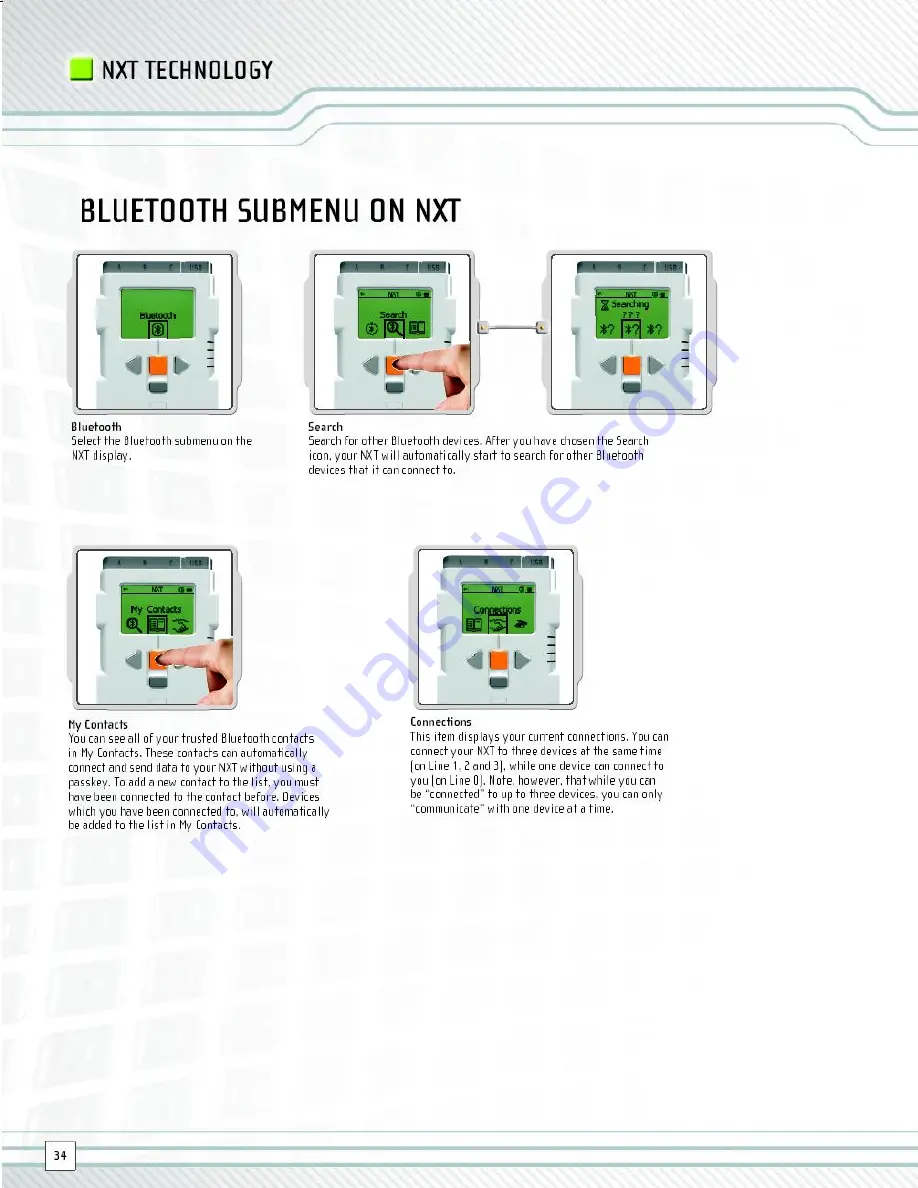 LEGO MindStorms NXT User Manual Download Page 34