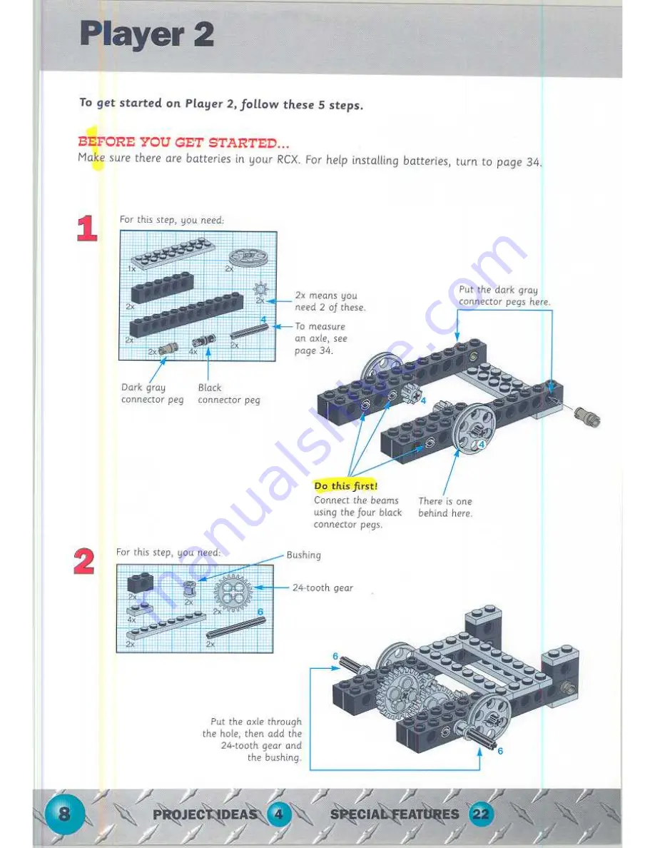 LEGO MindStorms RoboSports 9730 Скачать руководство пользователя страница 8