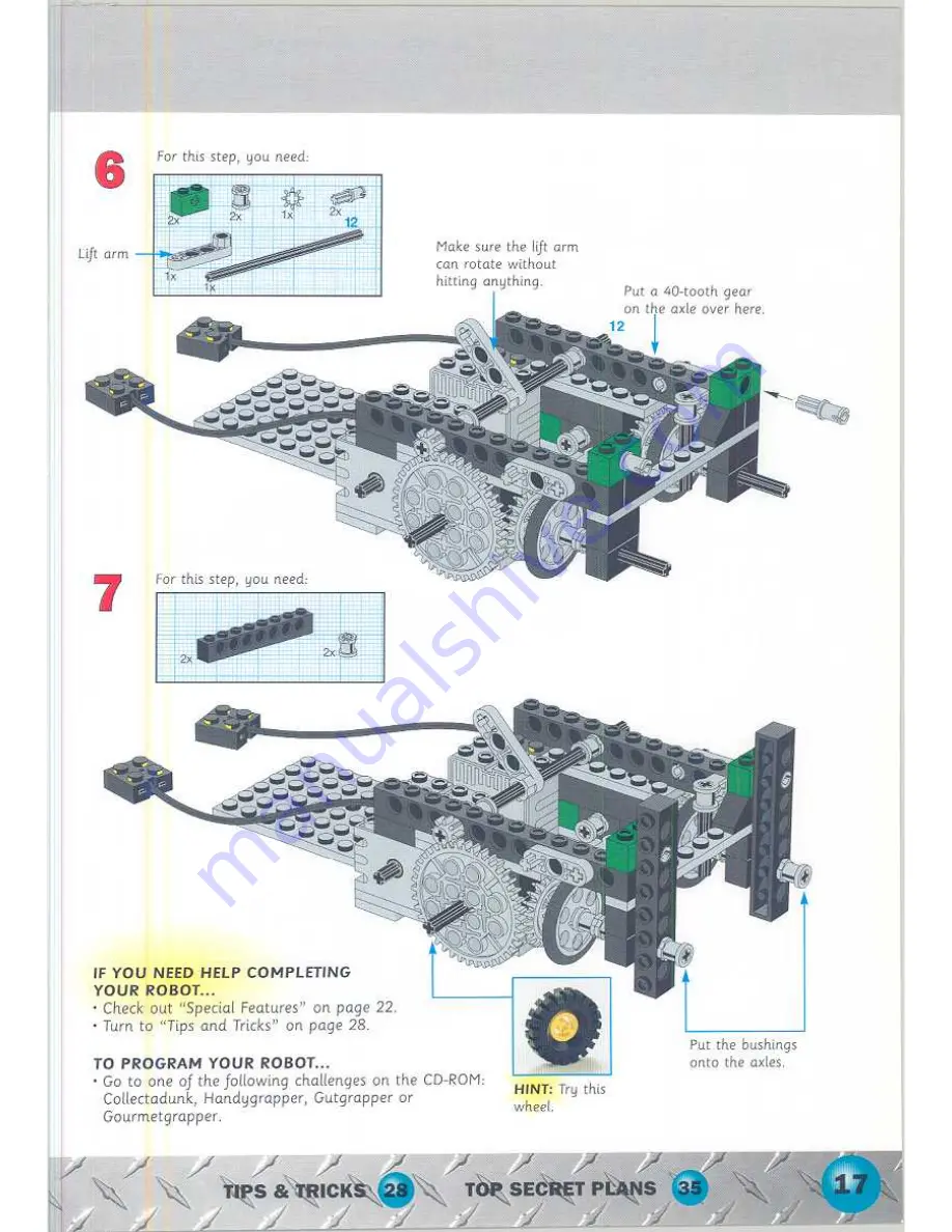 LEGO MindStorms RoboSports 9730 Скачать руководство пользователя страница 17