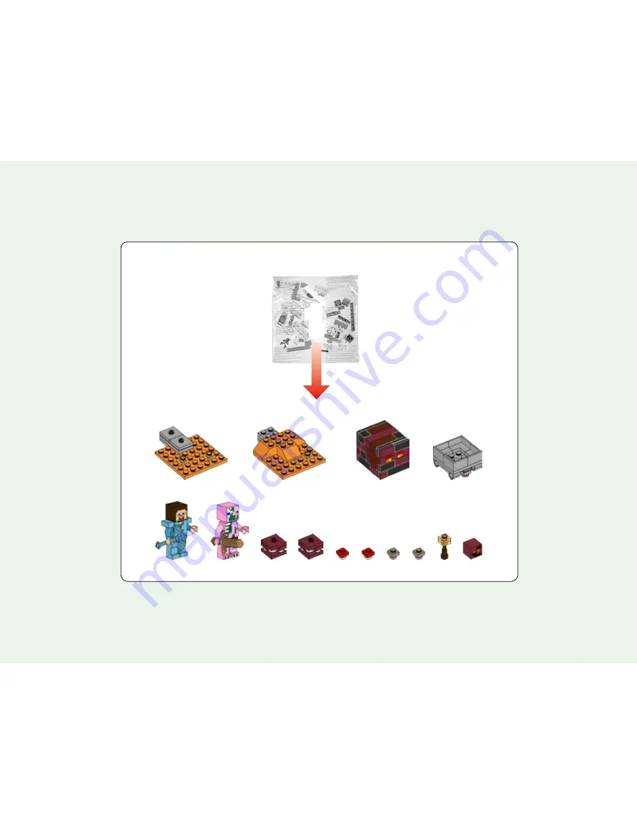 LEGO MINECRAFT 21130 Building Instructions Download Page 4