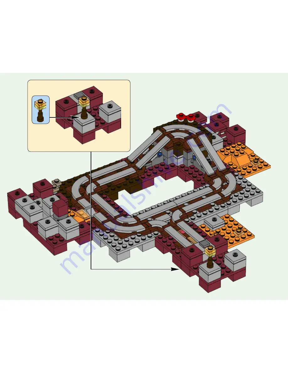 LEGO MINECRAFT 21130 Building Instructions Download Page 62