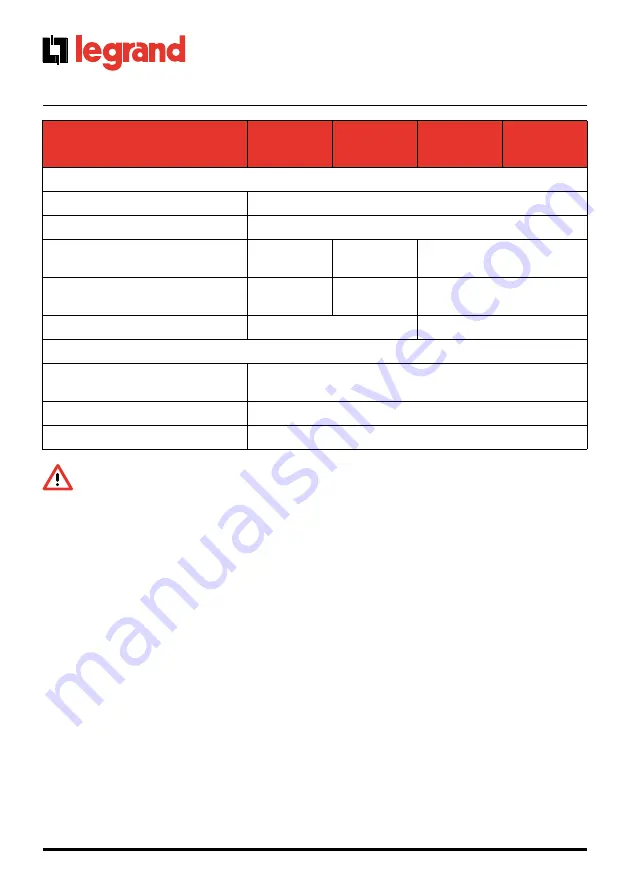 LEGRAND 3 100 53 Installation Manual Download Page 46