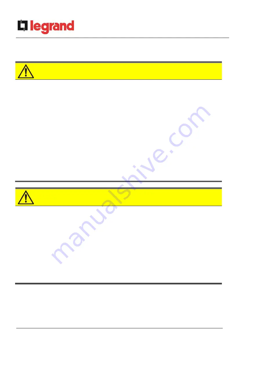 LEGRAND 311087 Operating Manual Download Page 195