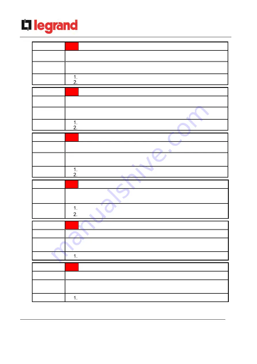 LEGRAND 311087 Operating Manual Download Page 392