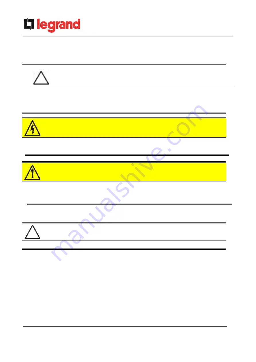 LEGRAND BSK93 Operating Manual Download Page 436