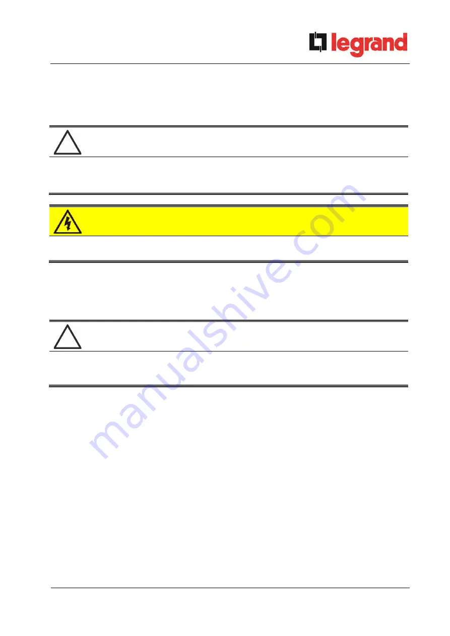 LEGRAND BSK93 Operating Manual Download Page 507