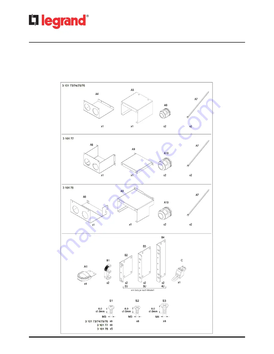 LEGRAND DAKER DK Plus 3 101 73 Скачать руководство пользователя страница 116