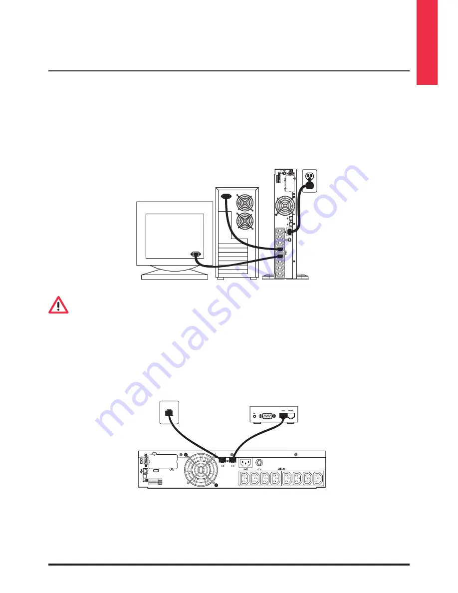 LEGRAND KEOR LINE RT 1000 VA Installation Manual Download Page 13