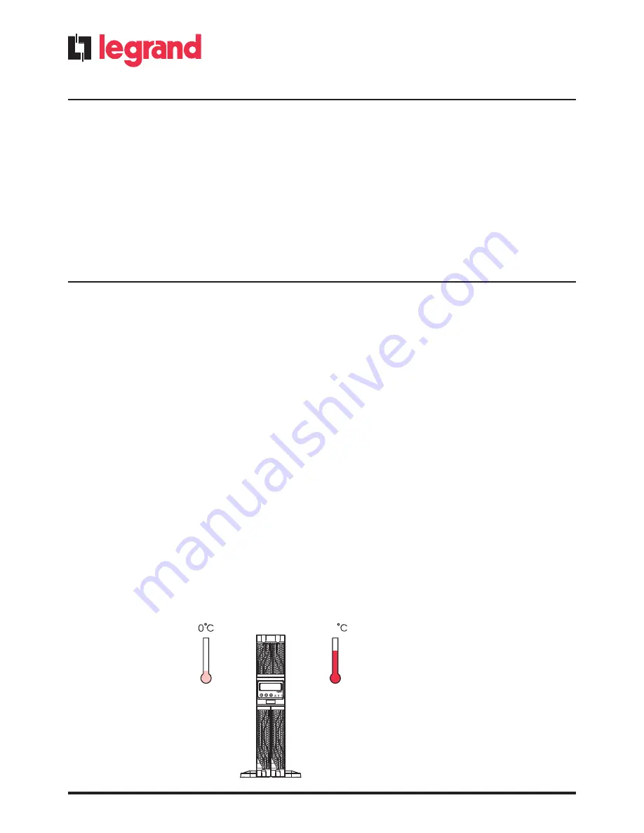 LEGRAND KEOR LINE RT 1000 VA Installation Manual Download Page 44