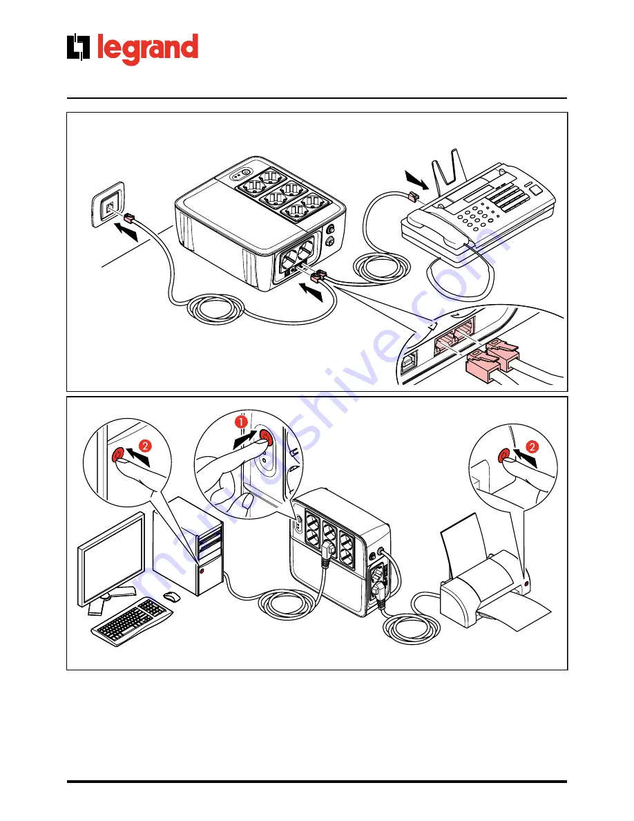 LEGRAND KEOR MULTIPLUG 600 Installation Manual Download Page 54