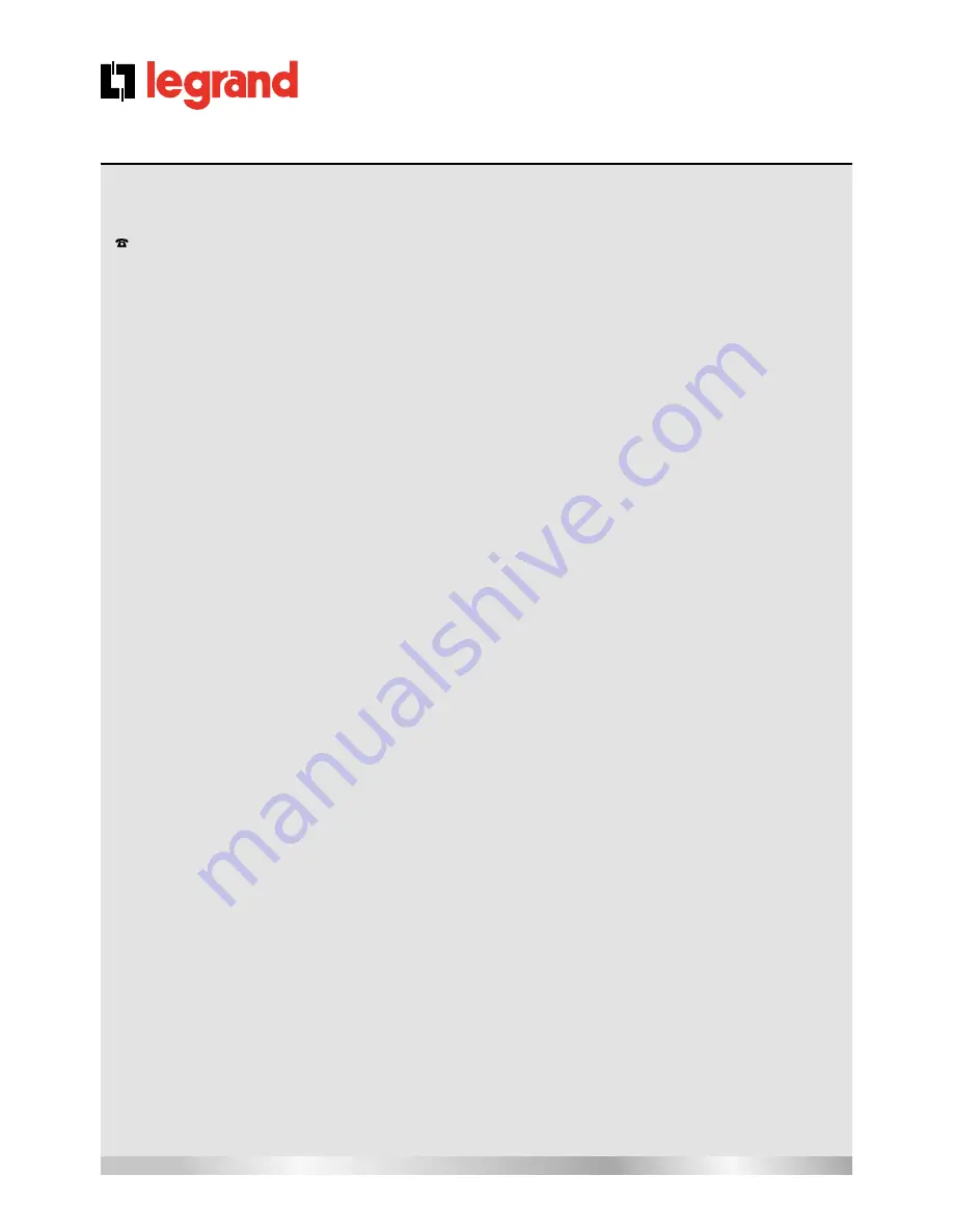 LEGRAND KEOR MULTIPLUG 600 Installation Manual Download Page 76