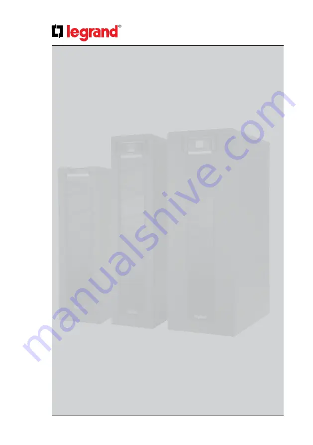 LEGRAND Keor T 10KVA Operating Manual Download Page 4