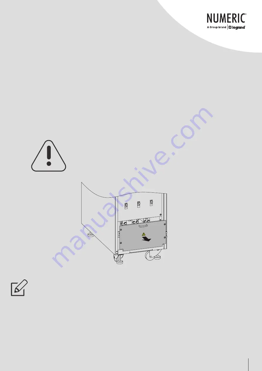 LEGRAND NUMERIC HP i 33 40 kVA Series User Manual Download Page 43