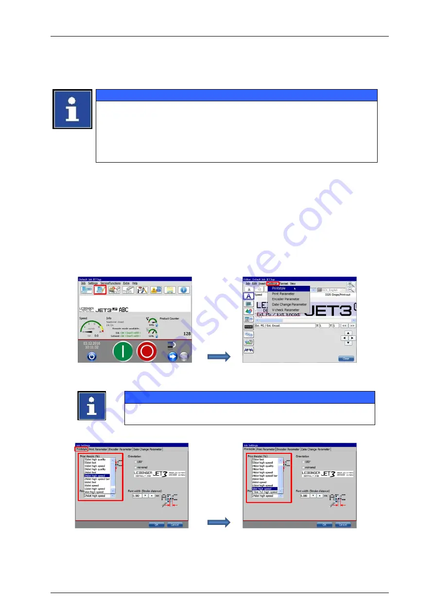 Leibinger JET Rapid Operating Manual Download Page 26